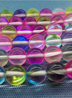 仿月光石天然水晶合成闪光石