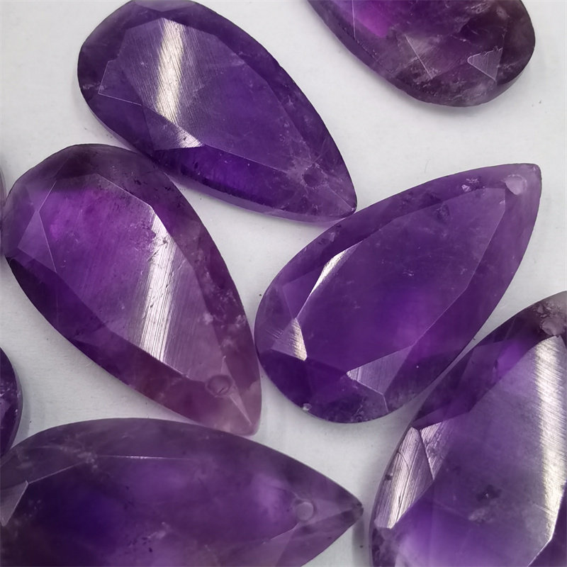 天然紫水晶水滴形硬盘切角梨形横孔吊坠手工饰品DIY项链耳饰配件,饰品/流行首饰/时尚饰品新,DIY配件,淘宝优惠券,粉丝福利购,淘宝优惠卷