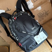 出口订单尾货潮流时尚 印花双肩背包休闲书包通勤电脑包轻便结实