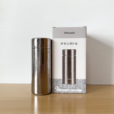 Peacock孔雀直筒钛金属水杯