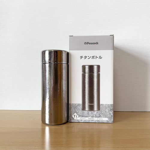 Peacock孔雀直筒钛金属水杯