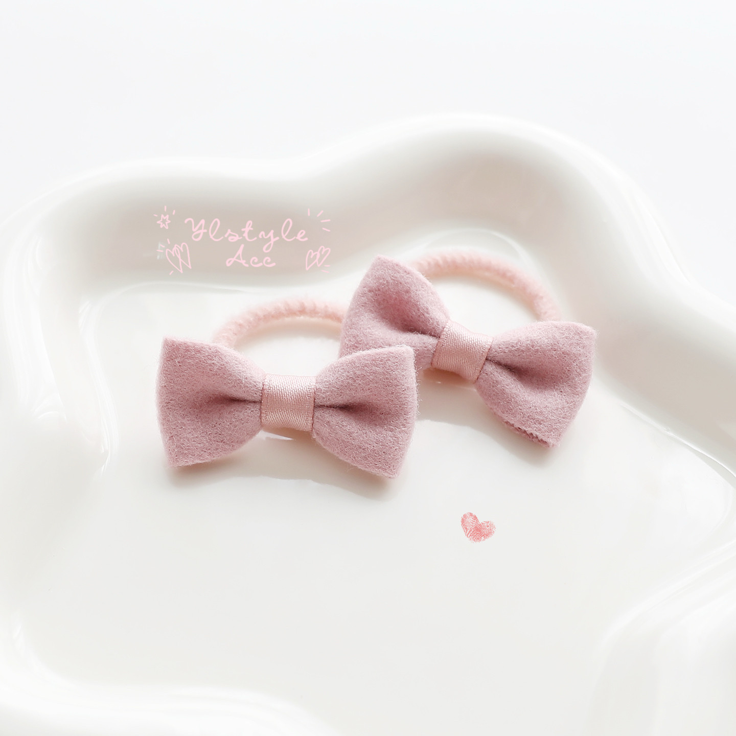 小雍家手作儿童不伤发蝴蝶结发绳扎头发皮筋头绳女童甜美发圈头饰