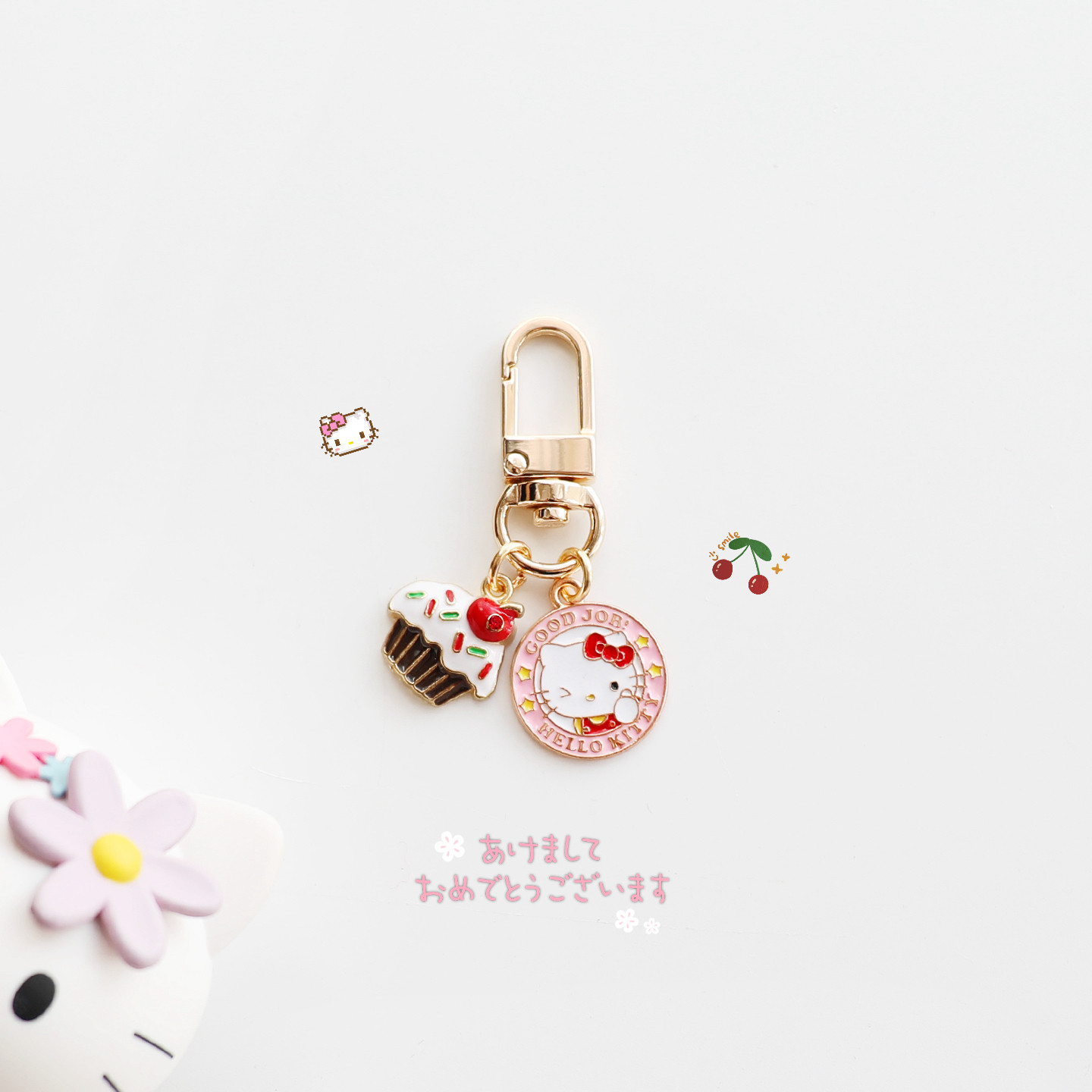 卡通少女心KT猫甜品蛋糕挂件钥匙扣闺蜜礼物包包AirPods挂饰,节庆用品/礼品,钥匙扣,淘宝优惠券,粉丝福利购,淘宝优惠卷