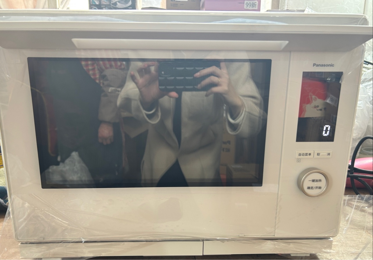 松下AI万食炉一键加热上烤下煮31L家用变频微蒸烤炸一体机CS88RW