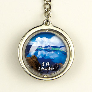 吉林旅游纪念品伴手礼长白山天池松花江红叶谷长影文创钥匙扣挂件