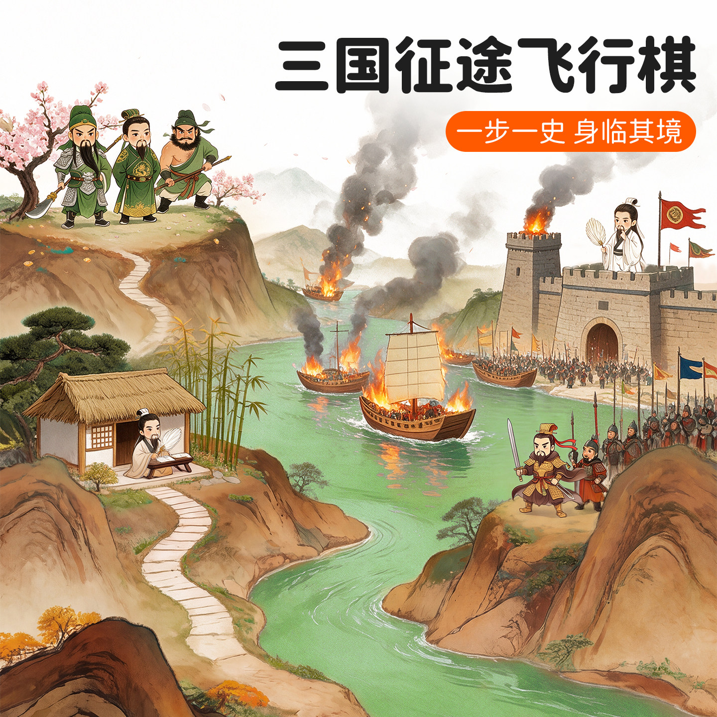 三国征途飞行棋趣味桌游