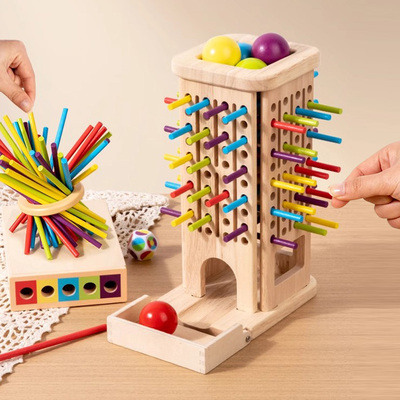 3合1【双人对战】抽木棍平衡游戏