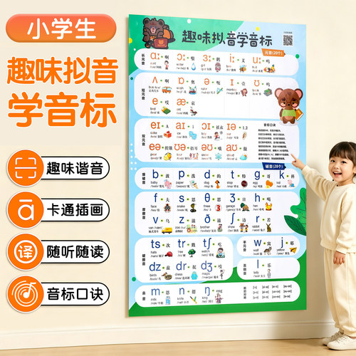 【趣味拟音学音标】零基础发音卡