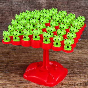 儿童益智力逻辑思维训练玩具青蛙平衡树专注力双人亲子游戏男女孩