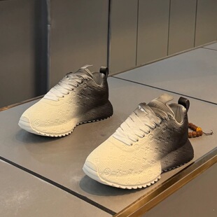 欧洲站男鞋春季2026年新款潮流百搭休闲运动鞋男士包底阿甘老爹鞋