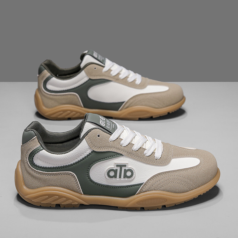 莆田阿甘男鞋冬季小众原创潮流休闲赛车鞋中学生软底开车德训板鞋,流行男鞋,单鞋,淘宝优惠券,粉丝福利购,淘宝优惠卷