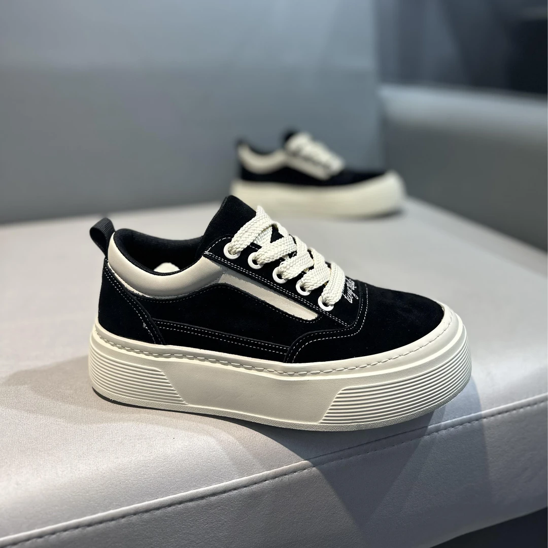 潮牌男鞋2026新款高级感百搭厚底运动板鞋冬季男士耐磨增高休闲鞋,流行男鞋,单鞋,淘宝优惠券,粉丝福利购,淘宝优惠卷