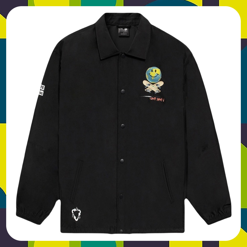 李宁正品x OG_SLICK联名款男子运动休闲时尚翻领夹克外套AFDS283