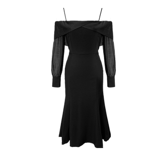 鱼尾长裙晚礼服女2026新款高级感轻奢派对日常可穿显瘦生日小礼裙