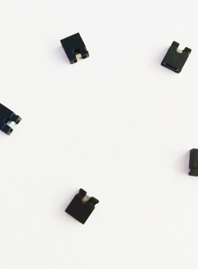 排针跳线 短路块 跳线帽 黑色短路块 2.54连接块 2000PCS/包 环保