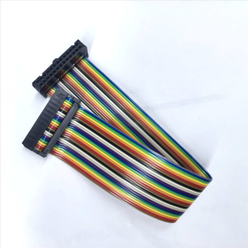 26P彩排线2.54MM压线头2*13P双头连接线20CM