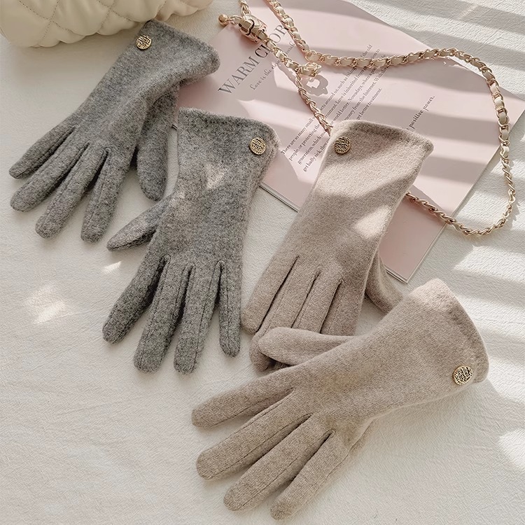 手套女冬季保暖加绒开车骑车