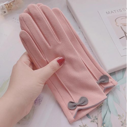 手套春秋季女保暖开车冬天薄款