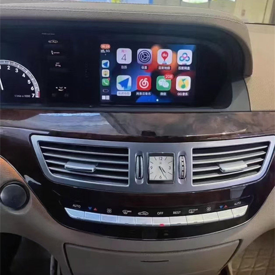适用于07-13奔驰S级W221 S350导航仪360全景倒车影像蓝牙Carplay