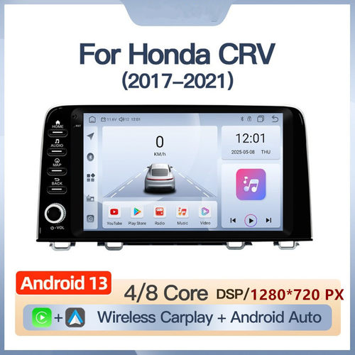 皓影CRV导航蓝牙Carplay360全景