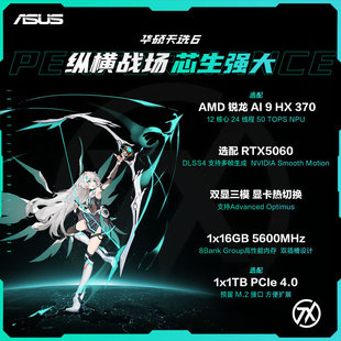 电竞游戏 1TB 华硕 5060青 16G 天选 HX370 Asus 锐龙AI9