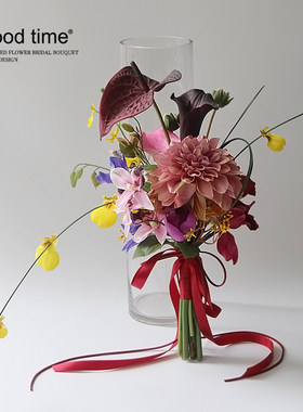 仿真花领证手捧花新娘结婚花束