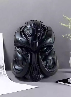 威震天烟灰缸黑色机甲室内装饰家居个性收纳盒树脂摆件
