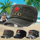 帽子男迷彩帽子平顶帽男春季 运动帽纯棉透气休闲帽中青年军迷帽女