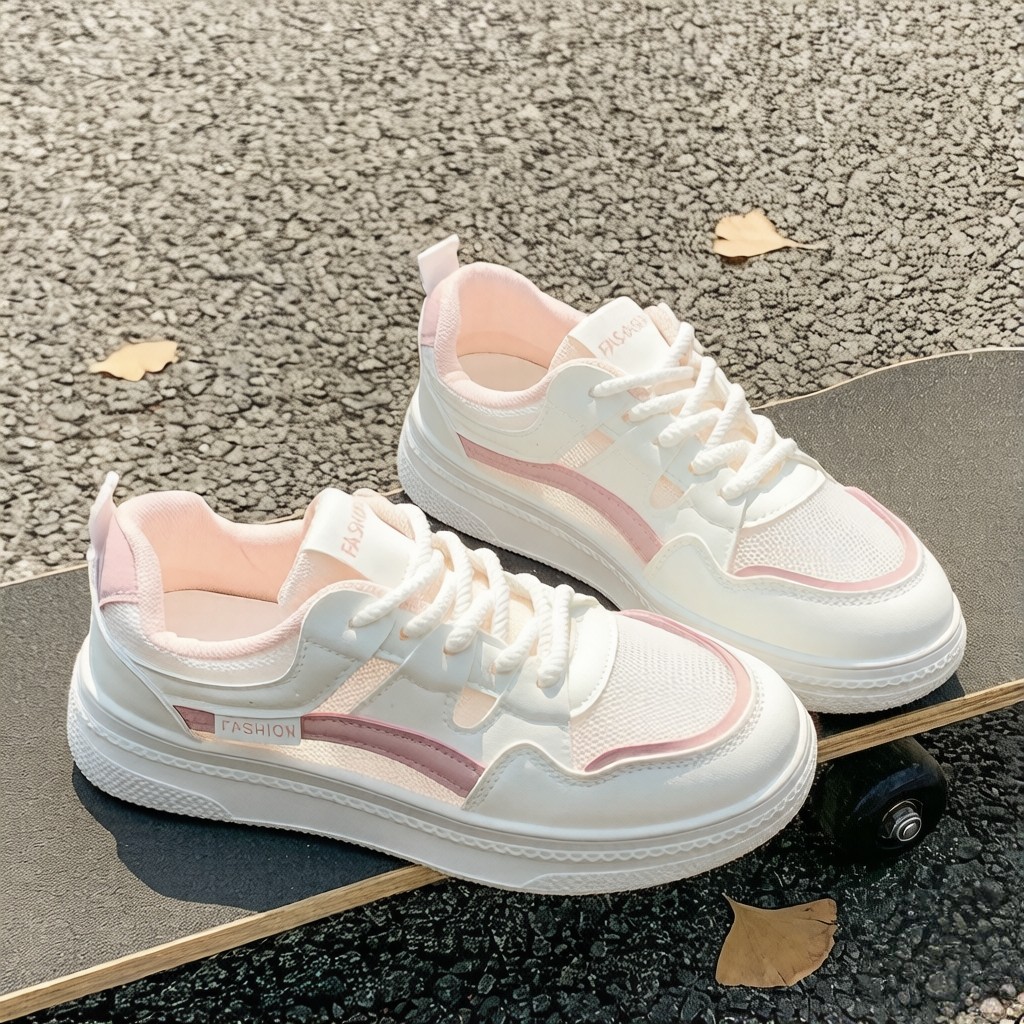 夏薄款单网面透气小白鞋2026新款今年流行爆款网鞋厚底百搭女板鞋