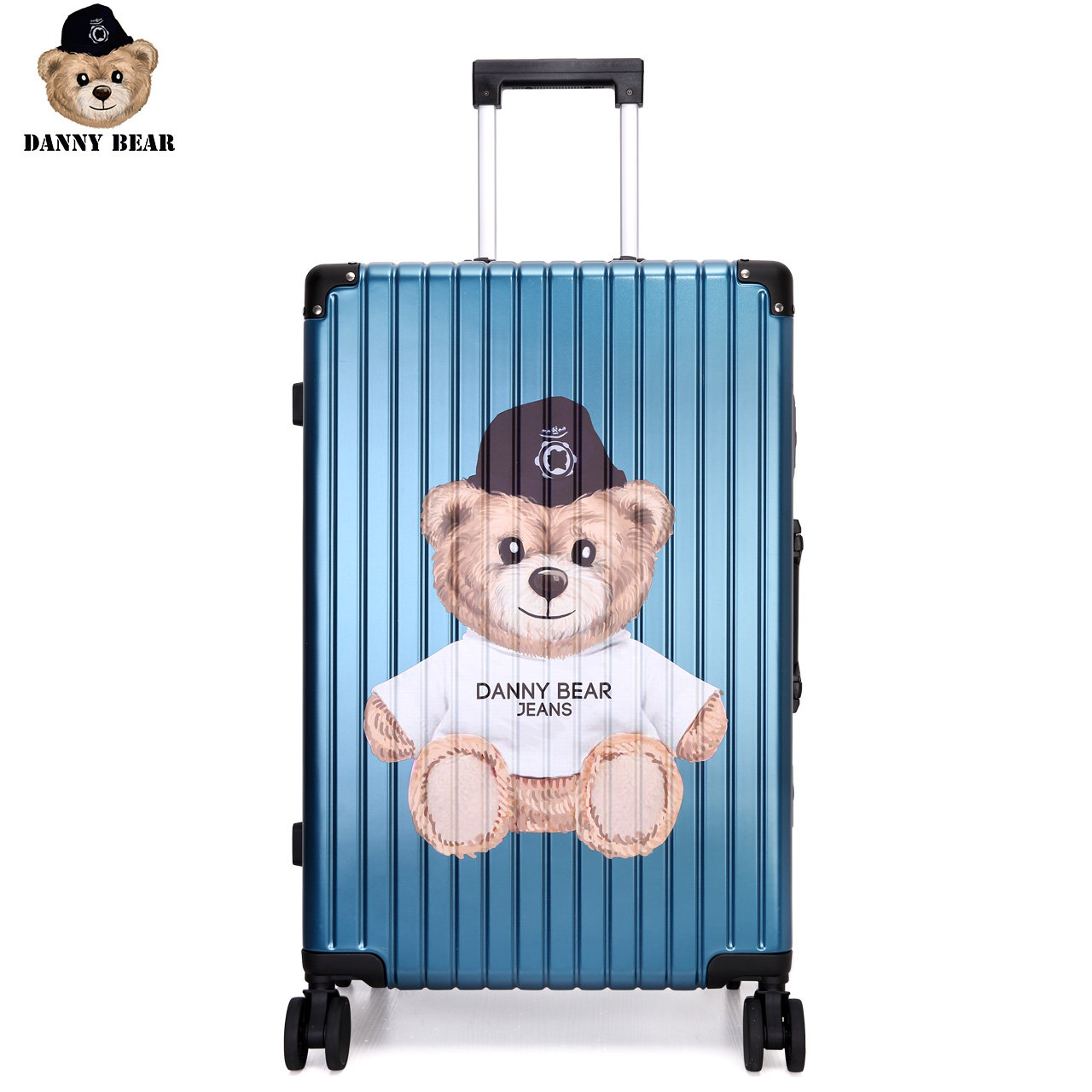 丹尼熊旅行箱行李箱2024寸硬箱PC铝框箱拉杆箱万向轮DKB0919008