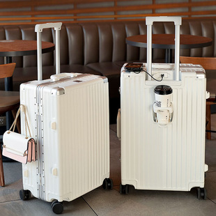 行李箱24寸铝框旅行箱大容量拉杆箱可登机20寸密码箱男女学生皮箱