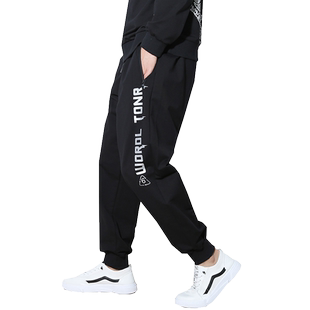 加绒潮牌高个子加长版裤子男冬季男士大码加肥加大休闲裤运动裤男