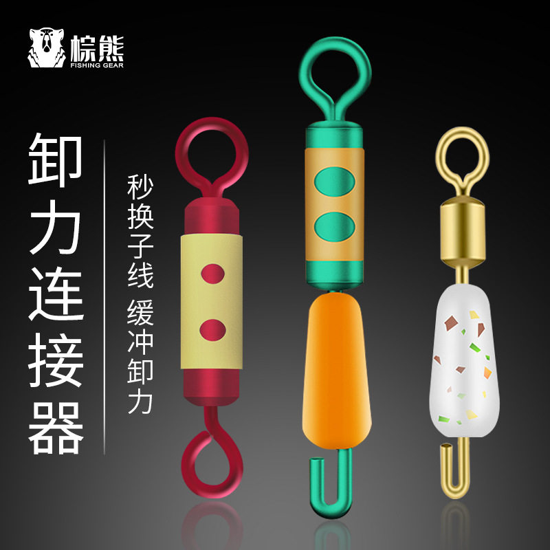 快速子线夹开口八字环连接器