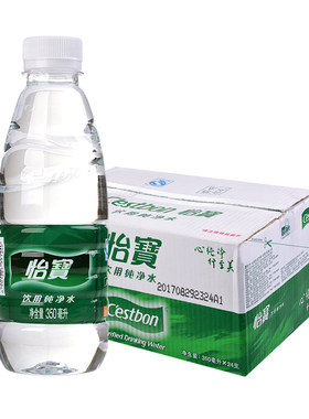 怡宝纯净水350ml*24水饮用水
