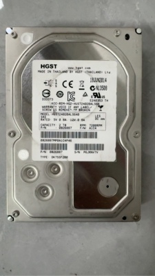 拆机日立/HGST 2TB台式机硬盘7200转SATA3垂直3.5寸监控2T企业级