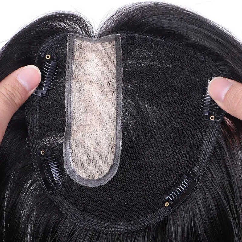 全手织轻薄款补发片瑞士网双递针分缝真发假发女头顶遮白发左右分,美发护发/假发,直发片,淘宝优惠券,粉丝福利购,淘宝优惠卷