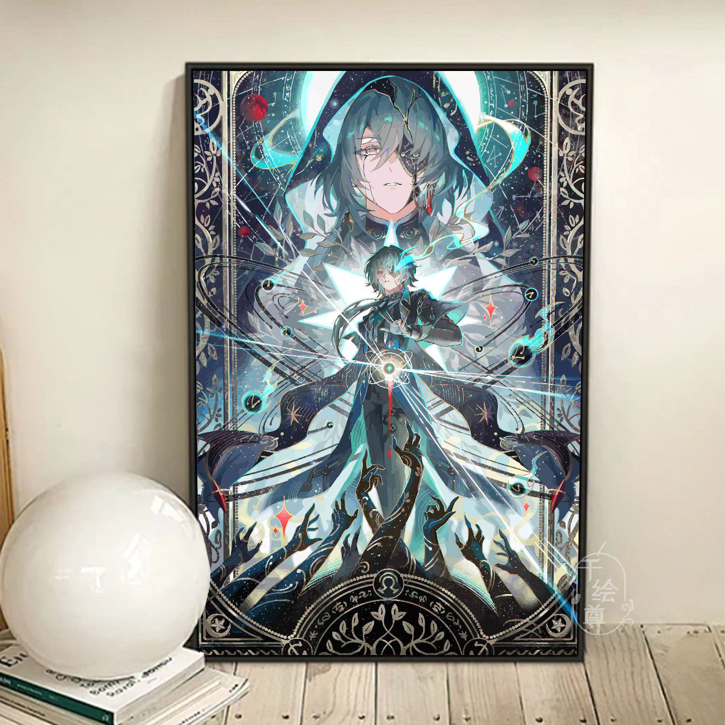 崩坏星穹铁道数字油画diy填涂色手工绘动漫解压打发时间装饰挂画