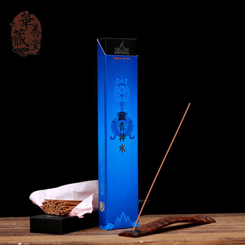 【古格藏香】藏青神水 精装盒装天然藏香线香 熏香 礼佛禅修