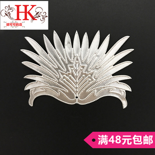 银片银牌扇形菱形银饰苗族侗族少数民族演出服装DIY辅料配件