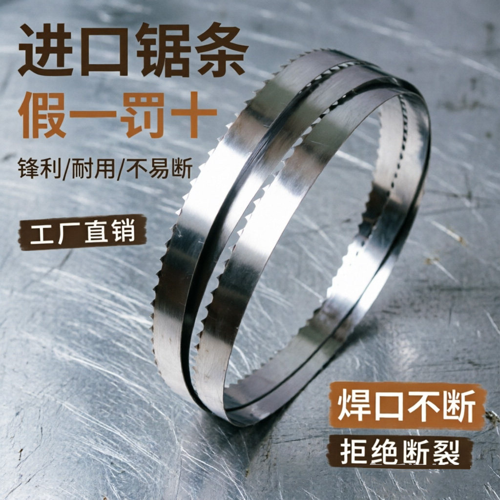 进口锯骨机锯条250型1650长1710商用1240切肉1745锯肉切骨机锯片