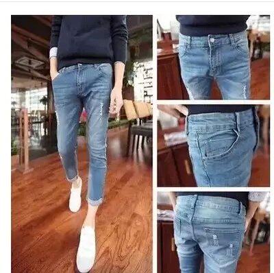 Jeans pour adolescent Sarouel en coton pour printemps - Ref 1469457 Image 1