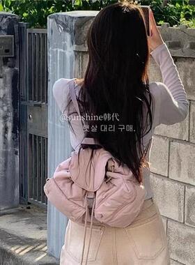 韩代潮牌tensedance赵露思同款机能风书包背包男女款 旅游双肩包