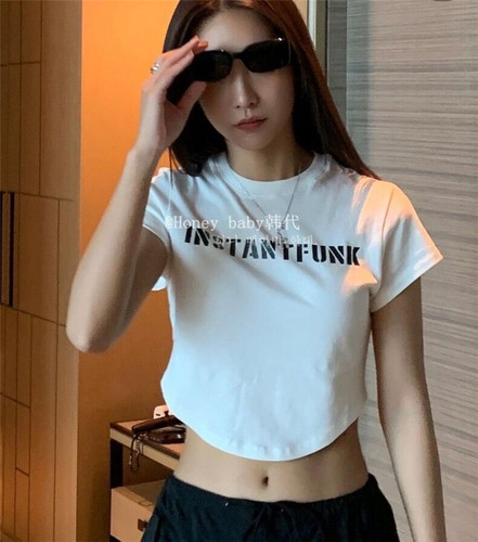 直邮正品黑白色简约apink明星款