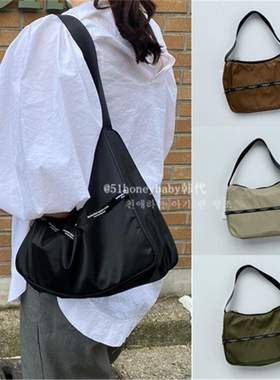 韩代潮牌homeboisportclub经典百搭街头简约气质腋下包手提单肩包