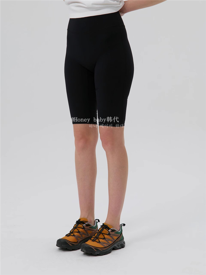 直邮正品黑骑行裤高腰弹力鲨鱼裤