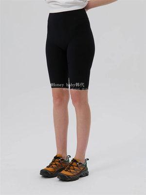直邮正品黑骑行裤高腰弹力鲨鱼裤