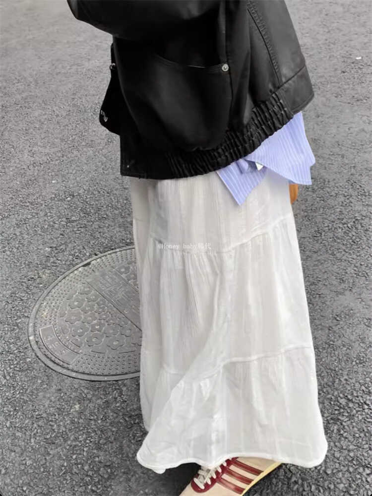 直邮正品基础百搭拼接半身裙