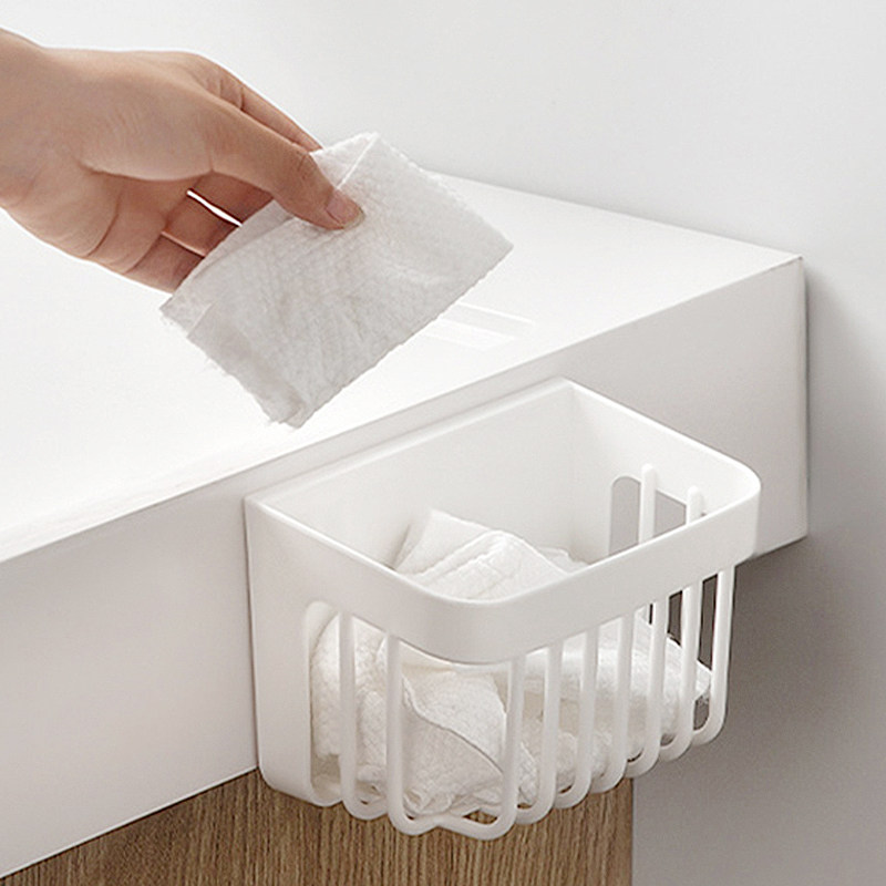 废弃一次性洗脸巾收纳盒壁挂
