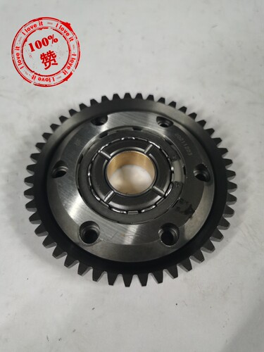 适用隆鑫LX300-6无极KE300RR DS GY AC黄河300超越离合器/启动盘