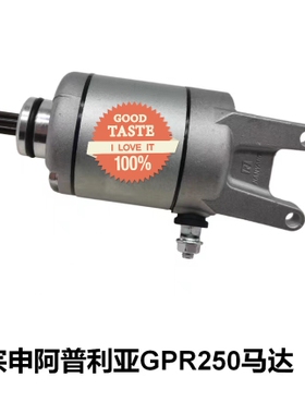适用宗申比亚乔阿普利亚SR GPR250 APR300T-250电喷启动电机 马达